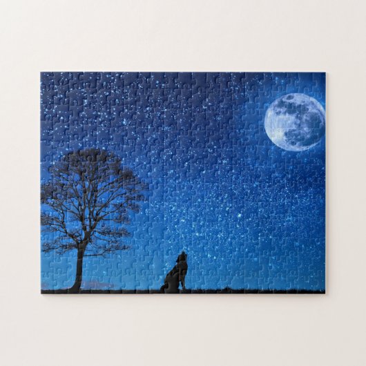 Wolf Maan Puzzel (Horizontaal)