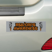 WOLF/MAAN...RSD/CRPS BUMPERSTICKER (Op auto)