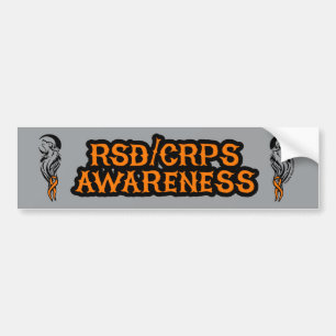 WOLF/MAAN...RSD/CRPS BUMPERSTICKER