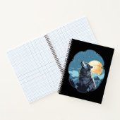Wolf Maan Sterren  Notitieboek (Binnen)