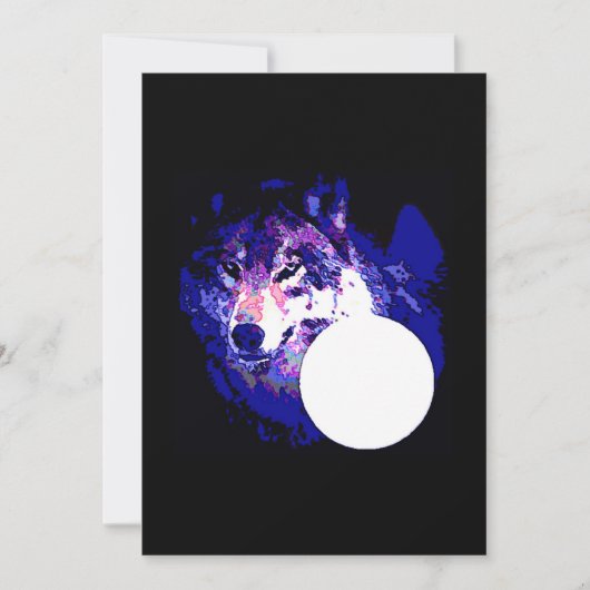 Wolf & Maan Uitnodiging (Voorkant)