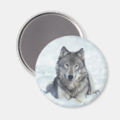 Wolf Magneet (Voorkant / Achterkant)
