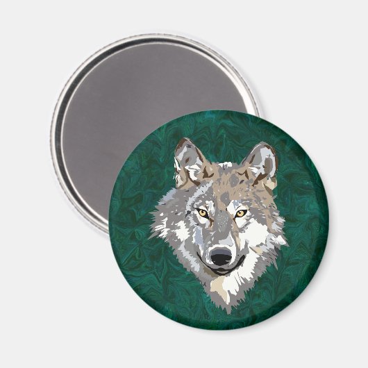 wolf magneet (Voorkant / Achterkant)