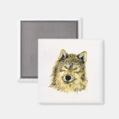 Wolf Magneet (Voorkant / Achterkant)