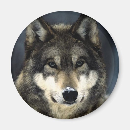 Wolf Magneet (Voorkant)