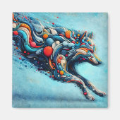 Wolf Magneet (Voorkant)