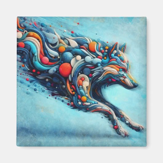 Wolf Magneet (Voorkant)