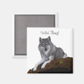 Wolf Magneet (Voorkant / Achterkant)
