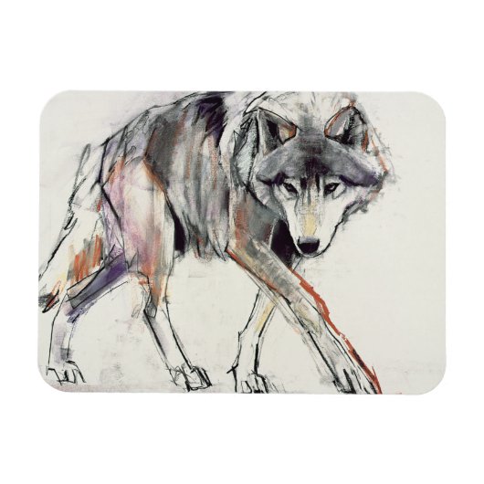 Wolf Magneet (Horizontaal)