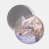 Wolf magneet (Voorkant / Achterkant)