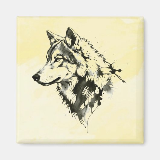 Wolf Magneet (Voorkant)