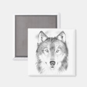 Wolf Magneet (Voorkant / Achterkant)