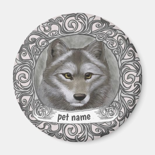 Wolf Magneet (Voorkant)