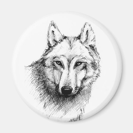 Wolf Magneet (Voorkant)