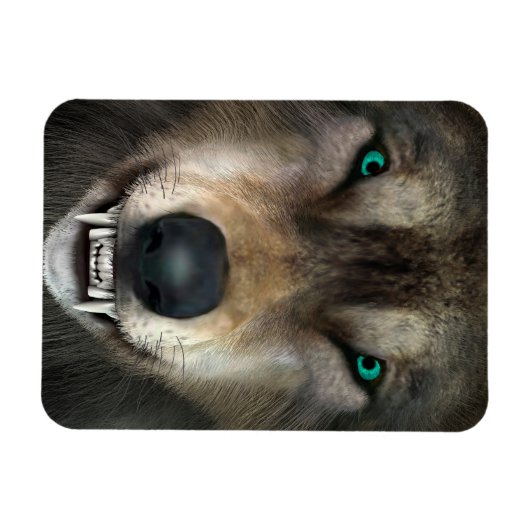 Wolf Magneet (Horizontaal)
