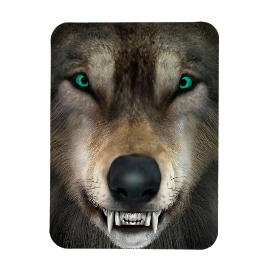 Wolf Magneet (Verticaal)
