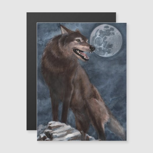 Wolf Magnet (Voorkant / Achterkant)