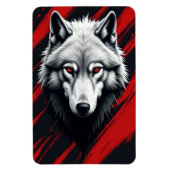 Wolf Magnet Magneet (Verticaal)