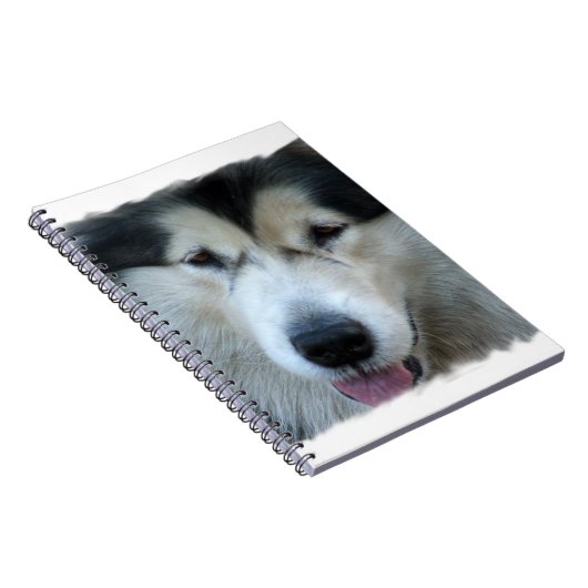 Wolf Malamute Afbeelding-laptop Notitieboek (Rechterzijde)