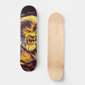 Wolf Man Airborstel Skateboard (Voorkant)