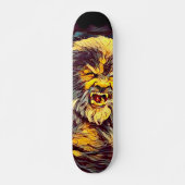 Wolf Man Airborstel Skateboard (Voorkant)