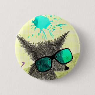 "Wolf Man" Ronde Button 5,7 Cm