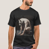 Wolf Man Schilderij - T-shirt (Voorkant)