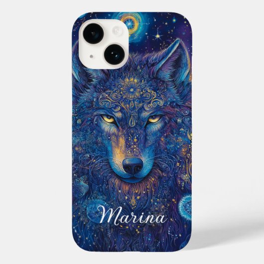 Wolf Mandala Case-Mate iPhone Case (Achterkant)