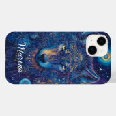 Wolf Mandala Case-Mate iPhone Case (Achterkant (horizontaal))
