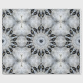 Wolf Mandala Felle Ogen en Harige Symmetrie Cadeaupapier (Vlak)