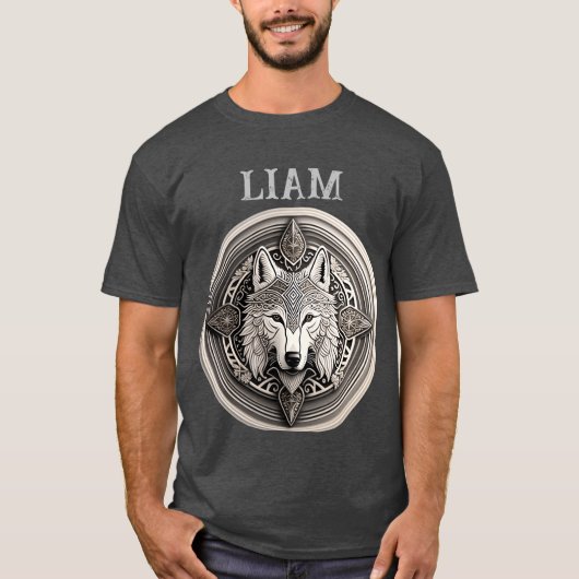 Wolf Mandala T-shirt (Voorkant)