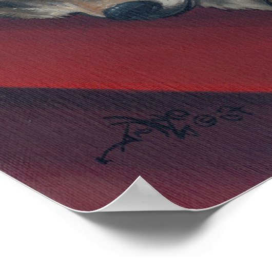 Wolf Manor gothic vampire fee Art Print (Hoek)