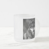 Wolf Matglas Koffiemok (Voorkant rechts)