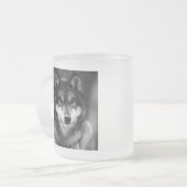 Wolf Matglas Koffiemok (Voorkant links)