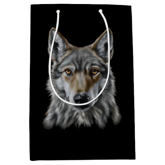 Wolf Medium Cadeauzakje (Voorkant)
