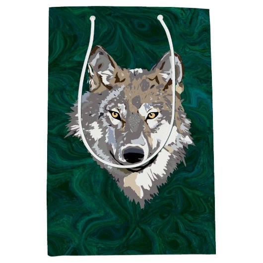 wolf medium cadeauzakje (Voorkant)