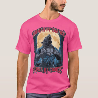 Wolf mens toevallig alfa door keuze t-shirt