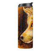 Wolf met dromenvanger thermosbeker (Gedraaid links)