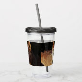 wolf met een slimme mix acryl drinkbeker (Links)