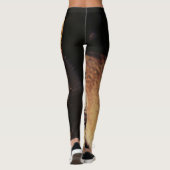 wolf met een slimme mix leggings (Achterkant)