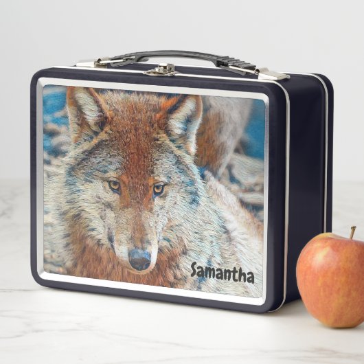 Wolf Metal Lunchbox (In situ)