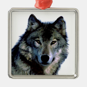 Wolf Metalen Ornament