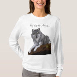 Wolf Mijn Geest Dier T-shirt