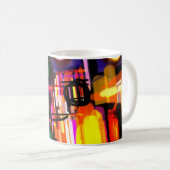 Wolf misty forest koffiemok (Voorkant rechts)