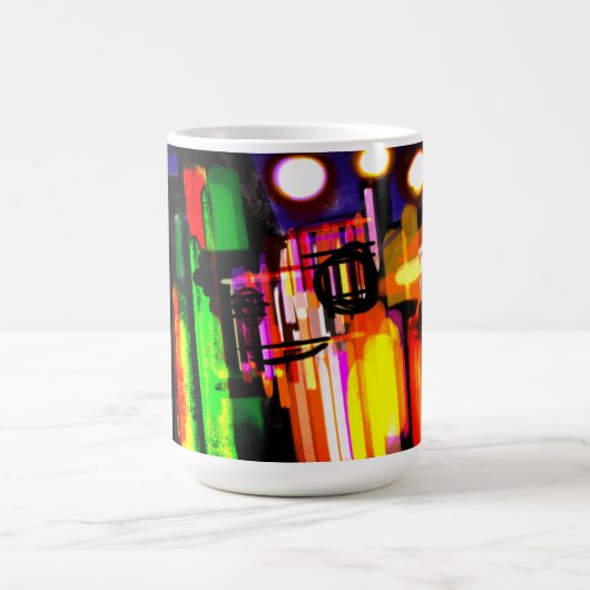 Wolf misty forest koffiemok (Center)