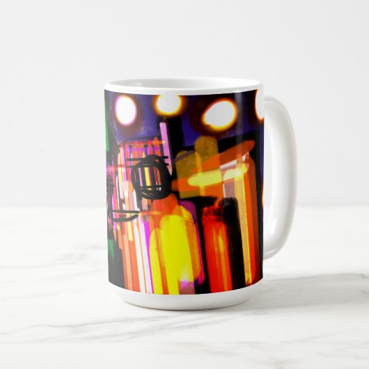 Wolf misty forest koffiemok (Voorkant rechts)