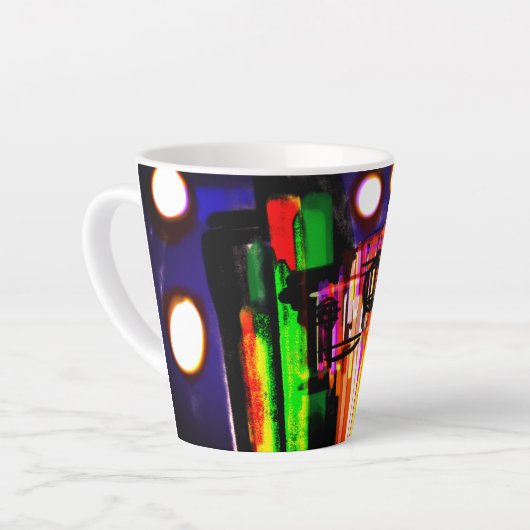 Wolf misty forest latte mok (Linkerhoek)