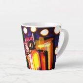 Wolf misty forest latte mok (Rechterhoek)