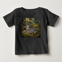 Wolf Moeder En Welpen