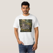 Wolf Moeder En Welpen T-shirt (Voorkant volledig)